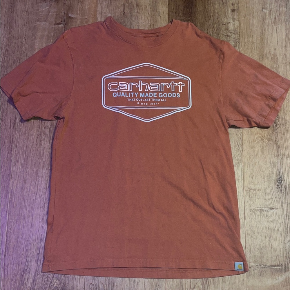 Carhartt Men's Short Sleeve Tee in Rust